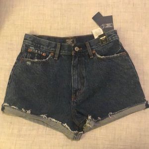 Abercrombie & Fitch “Annie” Denim High-Rise Shorts